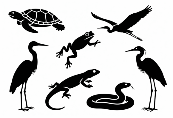 Download Wildlife Silhouette Clipart Bundle - Premium Resources