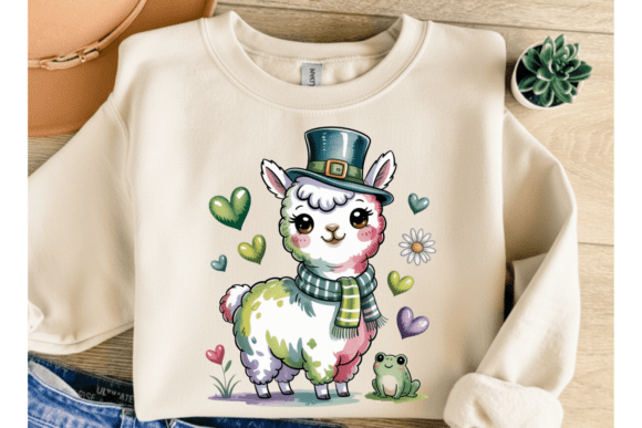 Download Cute Llama PNG, St Patrick Alpaca - Llama png Collection