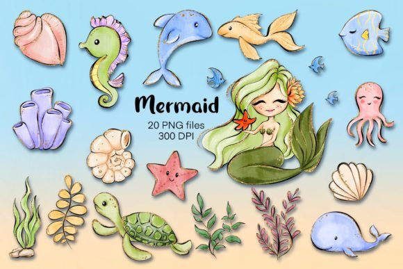 Download Mermaid Clipart PNG - Mermaid clipart Collection