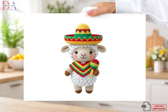 Download Faux Yarn Cinco De Mayo Llama PNG - Llama png Collection