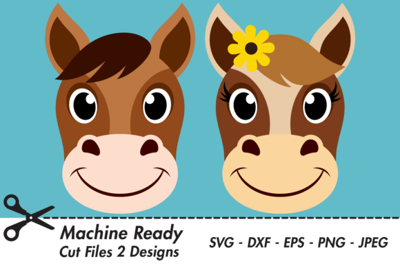 Download Cute Horse Faces - Cute horse Collection